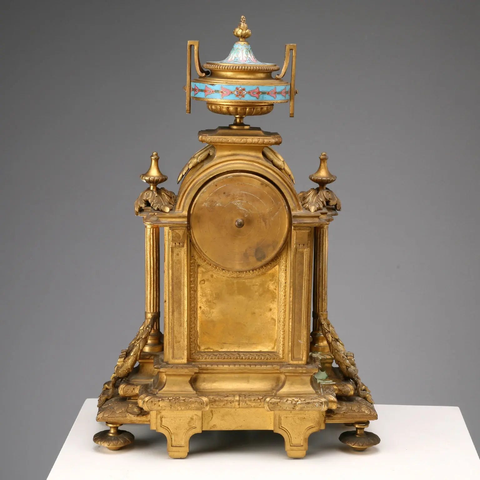 Antique Table Clock Gilded Bronze France XIX-XX Century