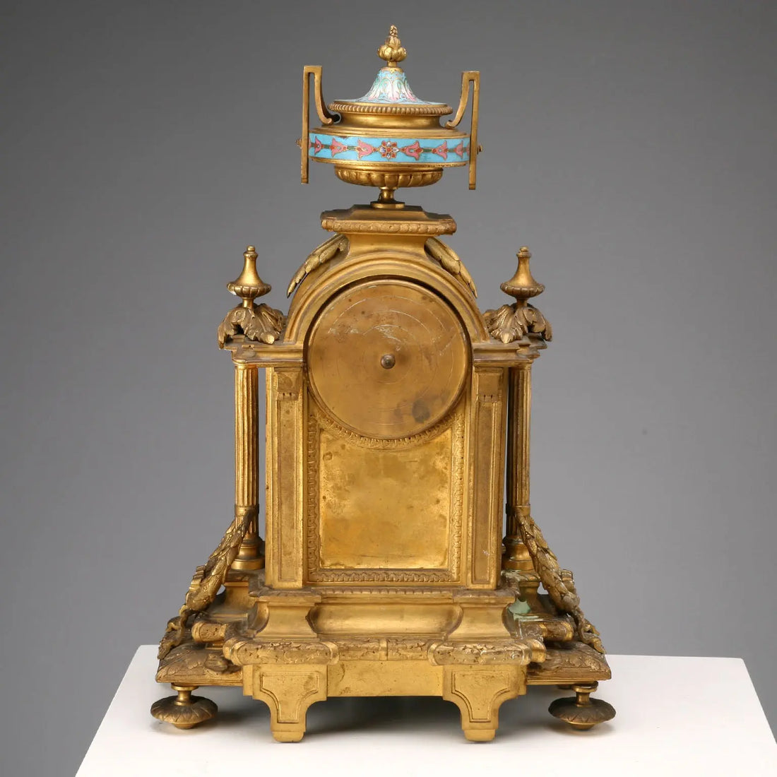 Antique Table Clock Gilded Bronze France XIX-XX Century