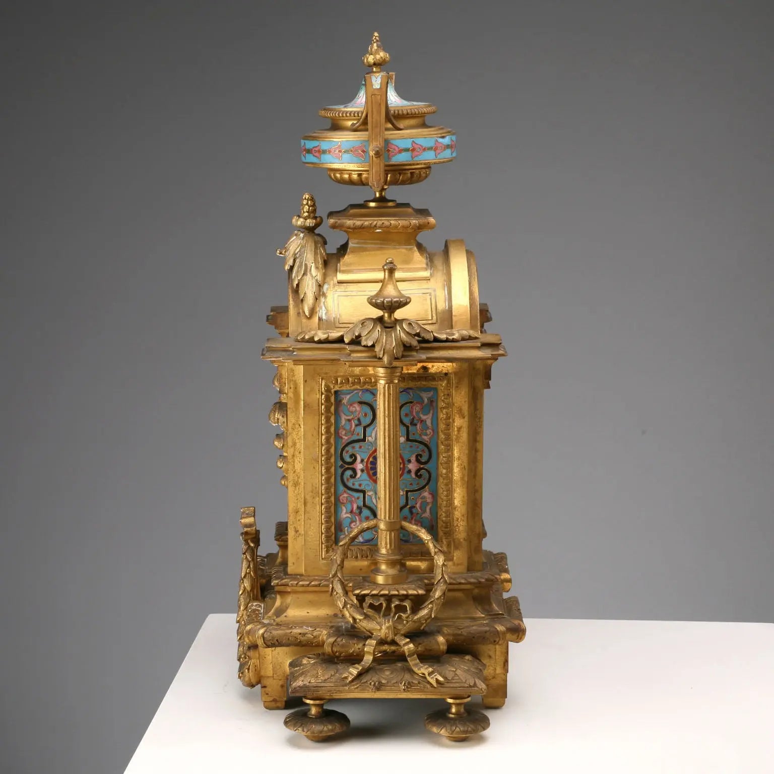 Antique Table Clock Gilded Bronze France XIX-XX Century