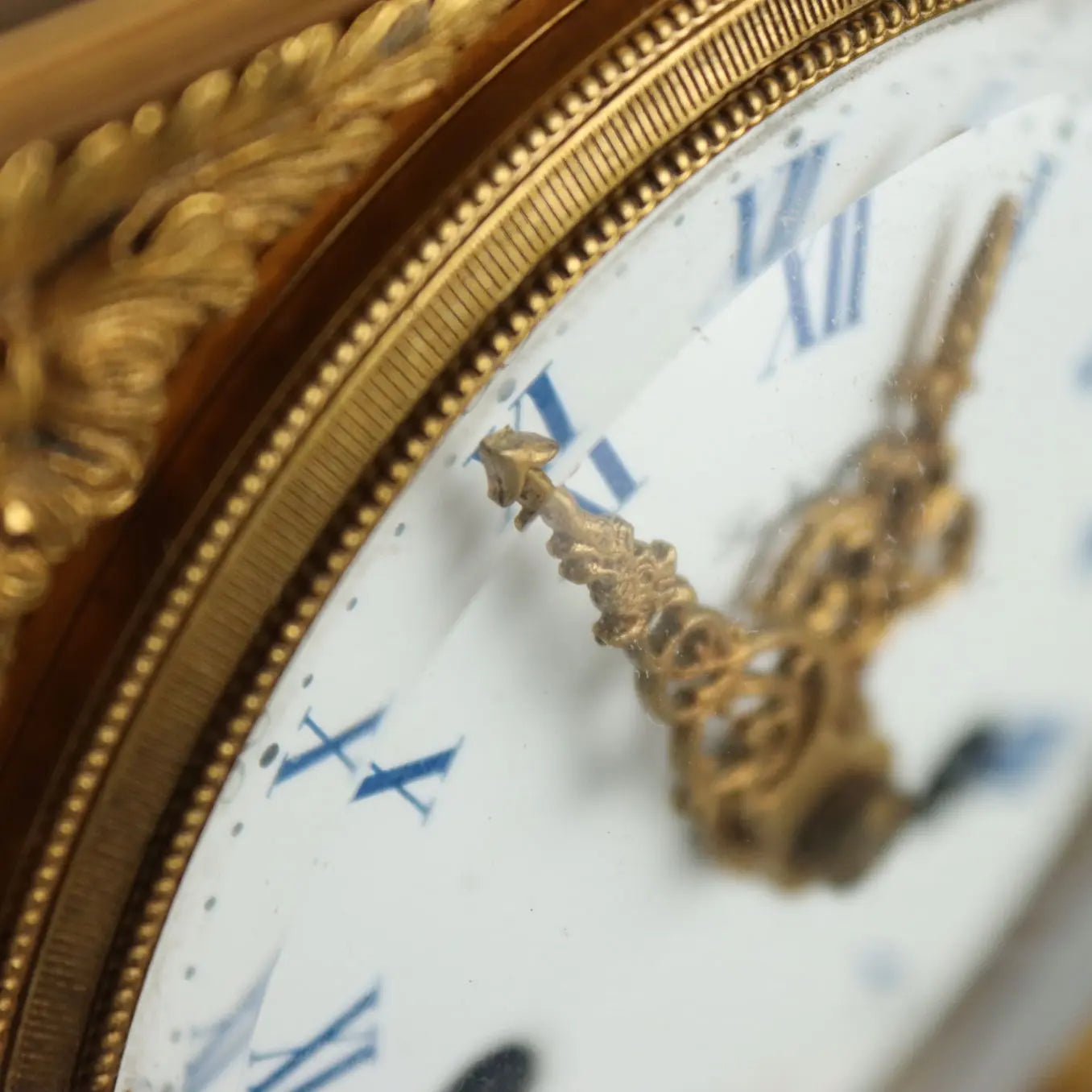 Antique Table Clock La Vallée Manufacture Bronze XX Century