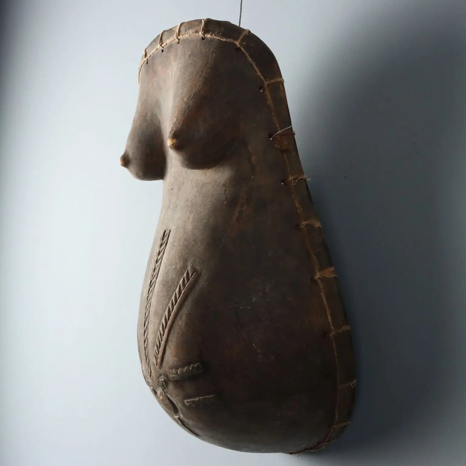 Wooden Breastplate Makonde Art Mozambique XX Century