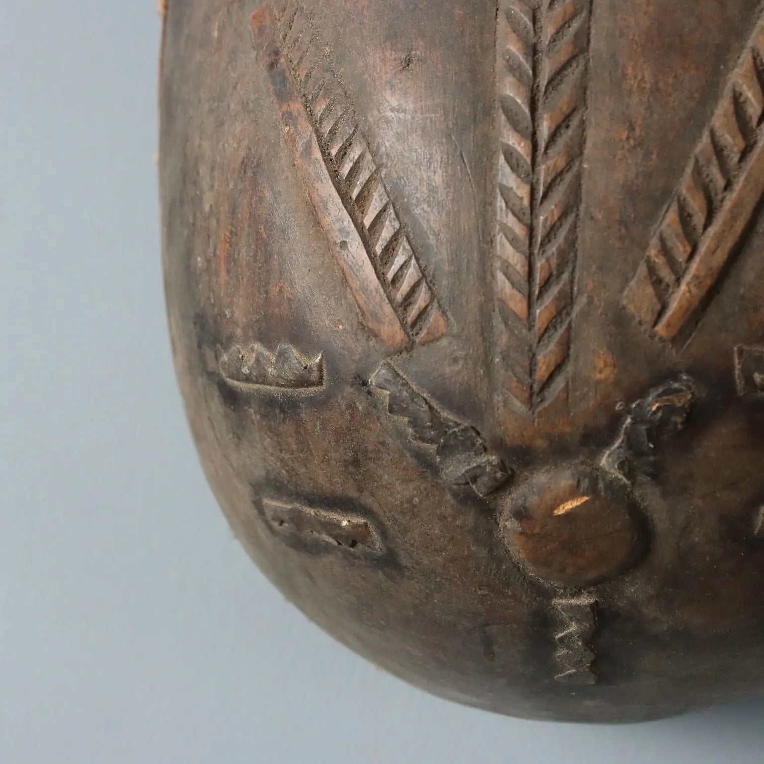 Wooden Breastplate Makonde Art Mozambique XX Century