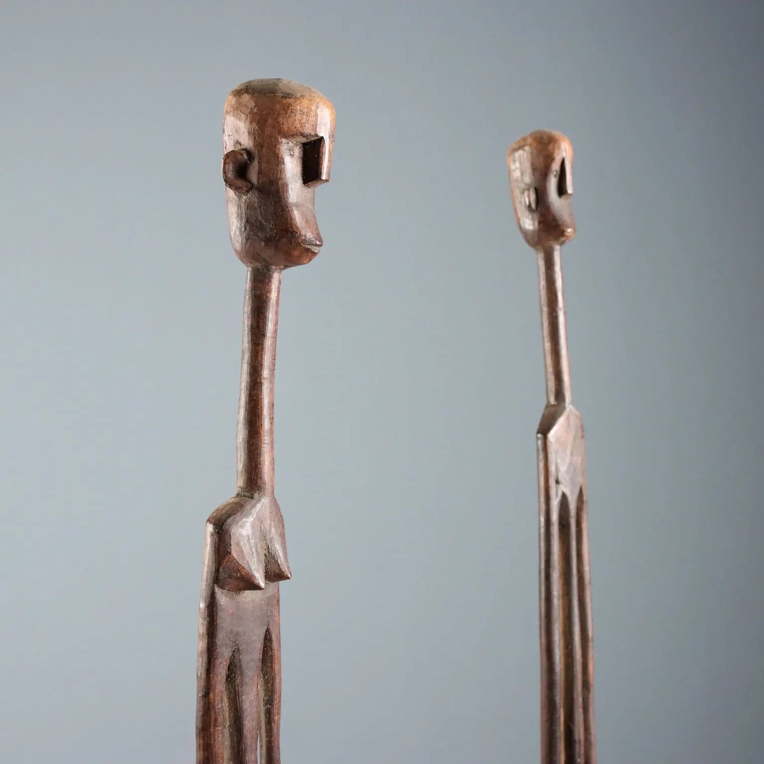 Antique Wooden Ancestors Nyamwezi Art Tanzania XX Century