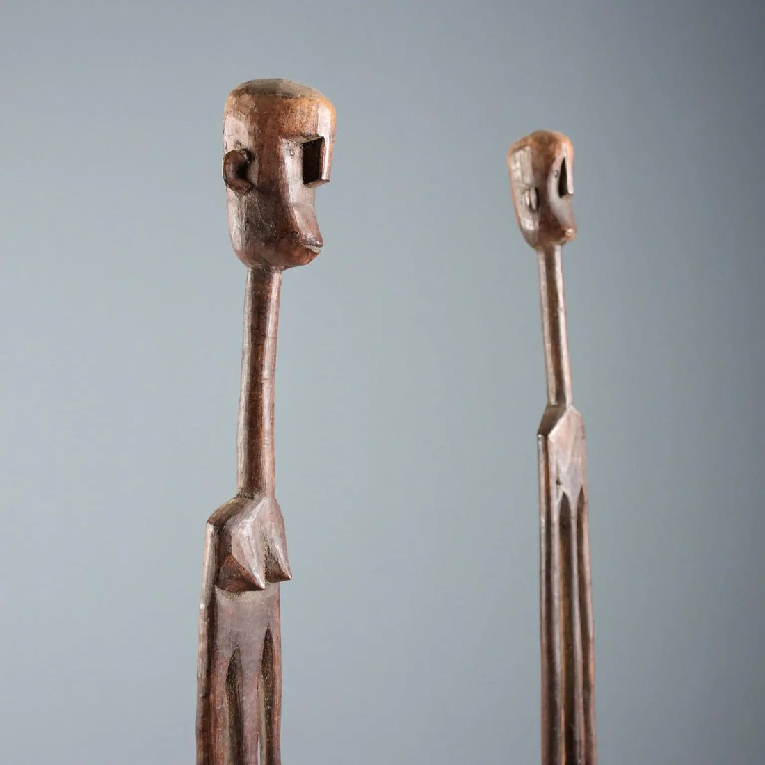 Antique Wooden Ancestors Nyamwezi Art Tanzania XX Century