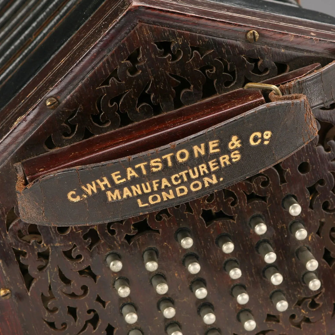 Antique C. Wheatstone & Co. Concertina London XIX-XX Century