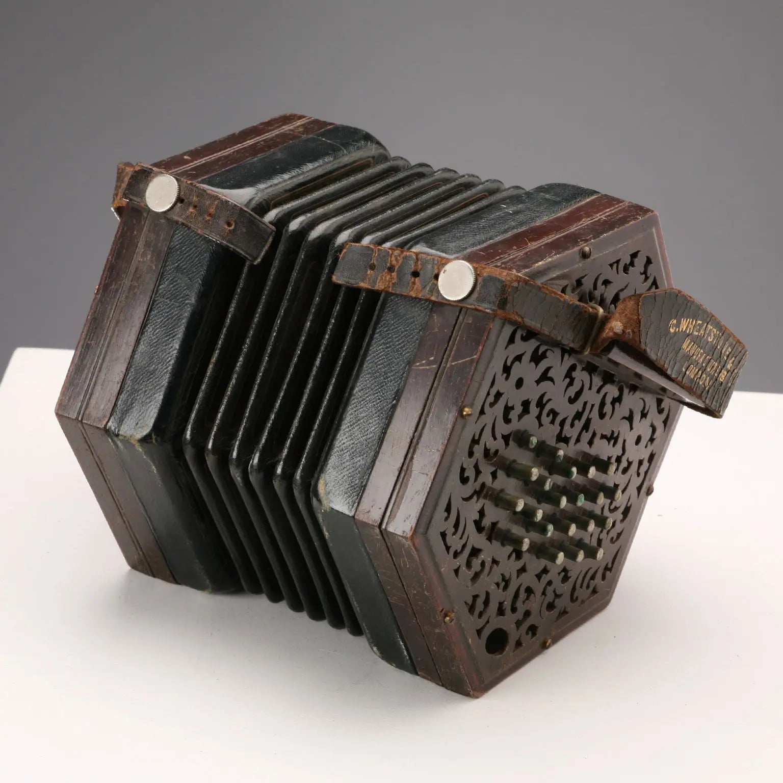 Antique C. Wheatstone & Co. Concertina London XIX-XX Century