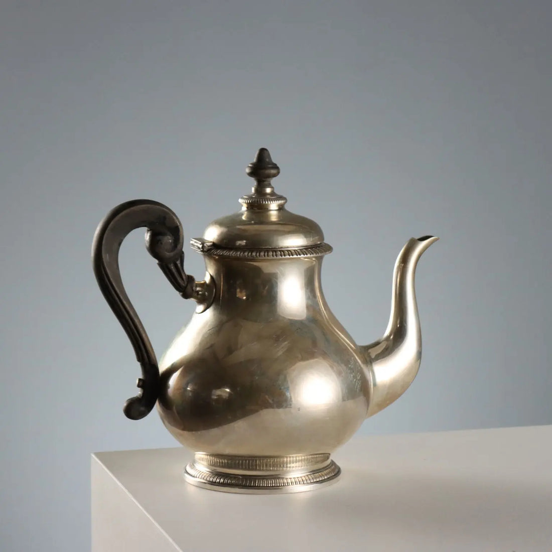 Vintage Teapot Silver Pobbiati for Broggi Milan Italy XX Century