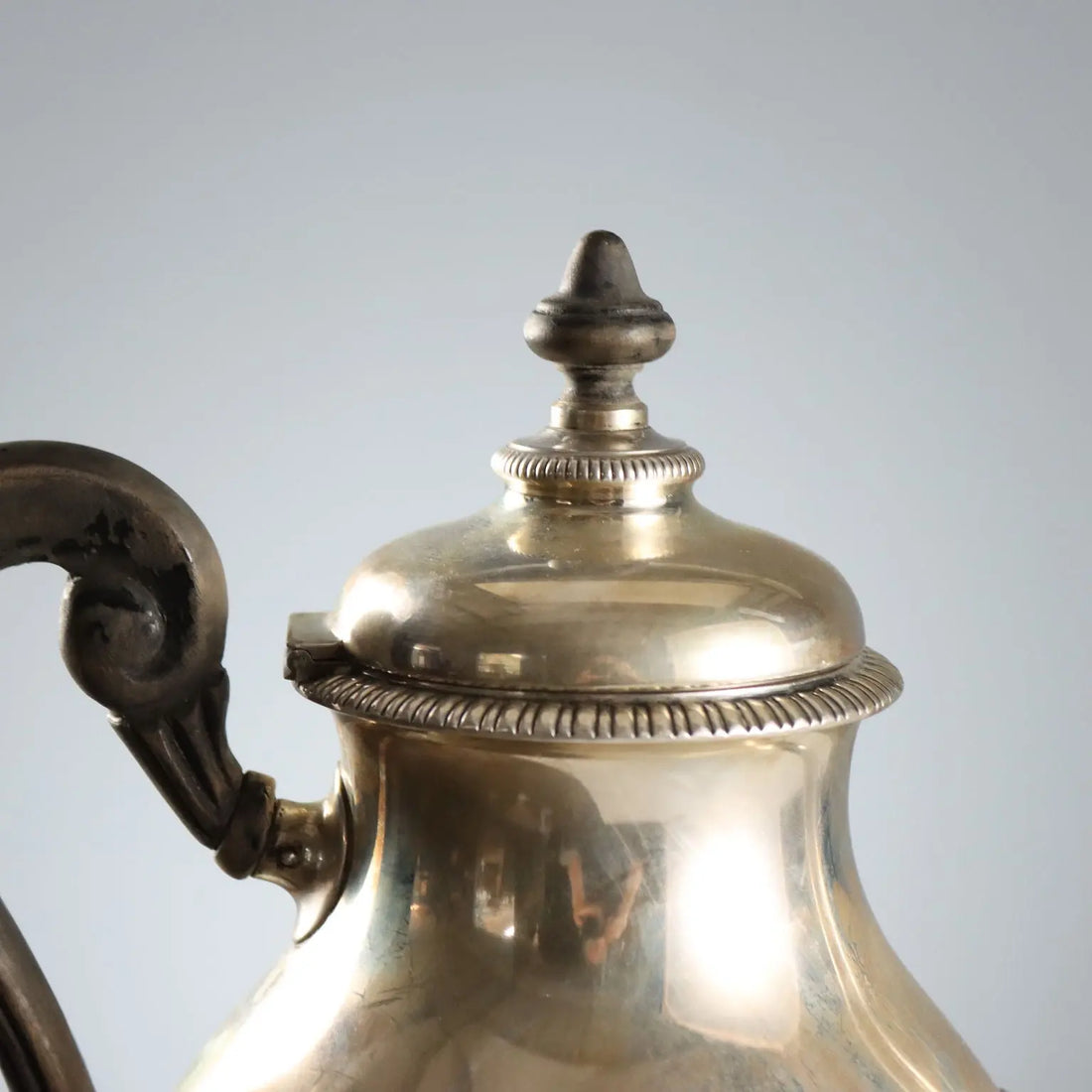 Vintage Teapot Silver Pobbiati for Broggi Milan Italy XX Century