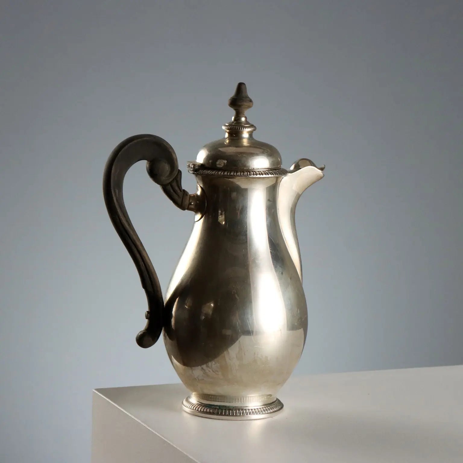 Vintage Pobbiati Coffee Maker Broggi Milano Silver Italy XX Century