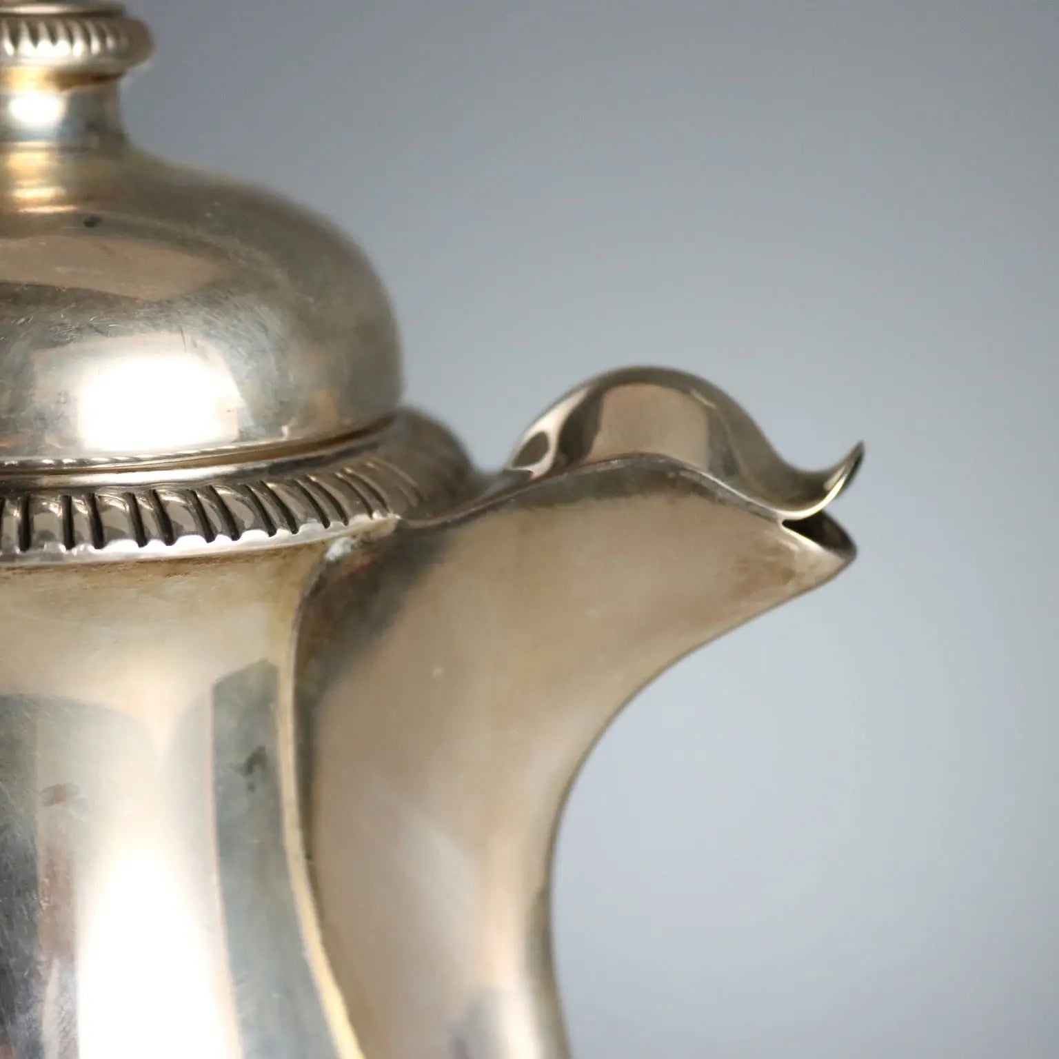 Vintage Pobbiati Coffee Maker Broggi Milano Silver Italy XX Century