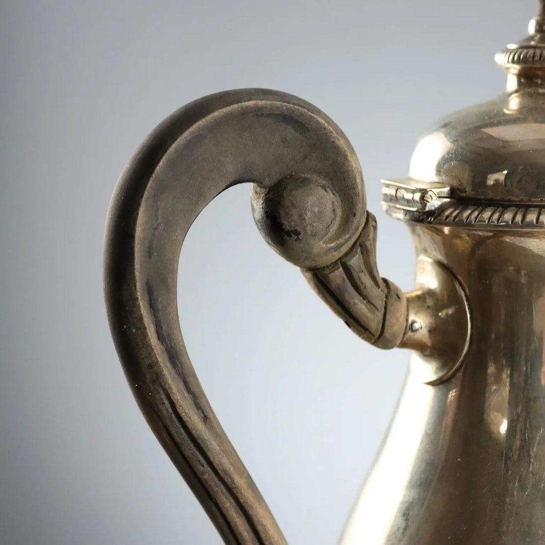 Vintage Pobbiati Coffee Maker Broggi Milano Silver Italy XX Century