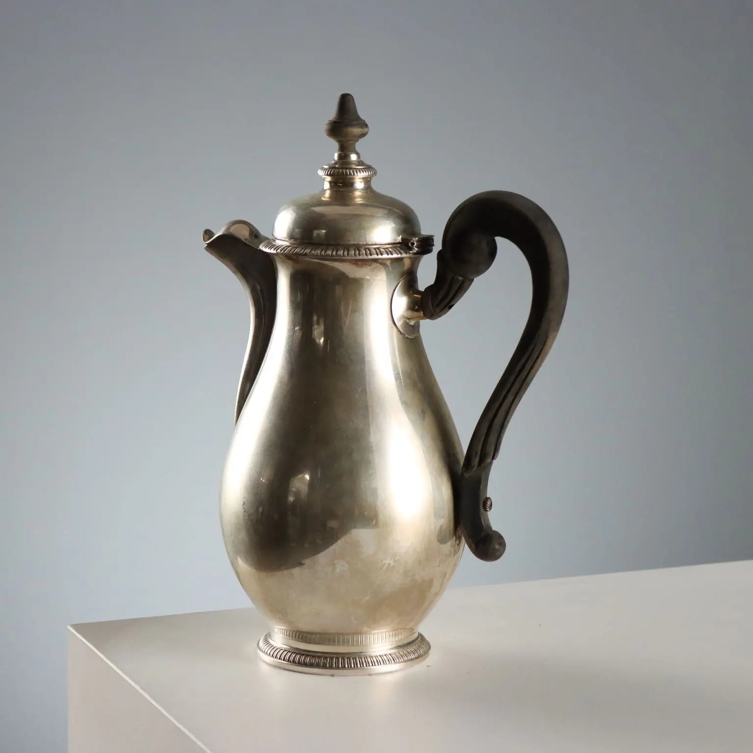 Vintage Pobbiati Coffee Maker Broggi Milano Silver Italy XX Century