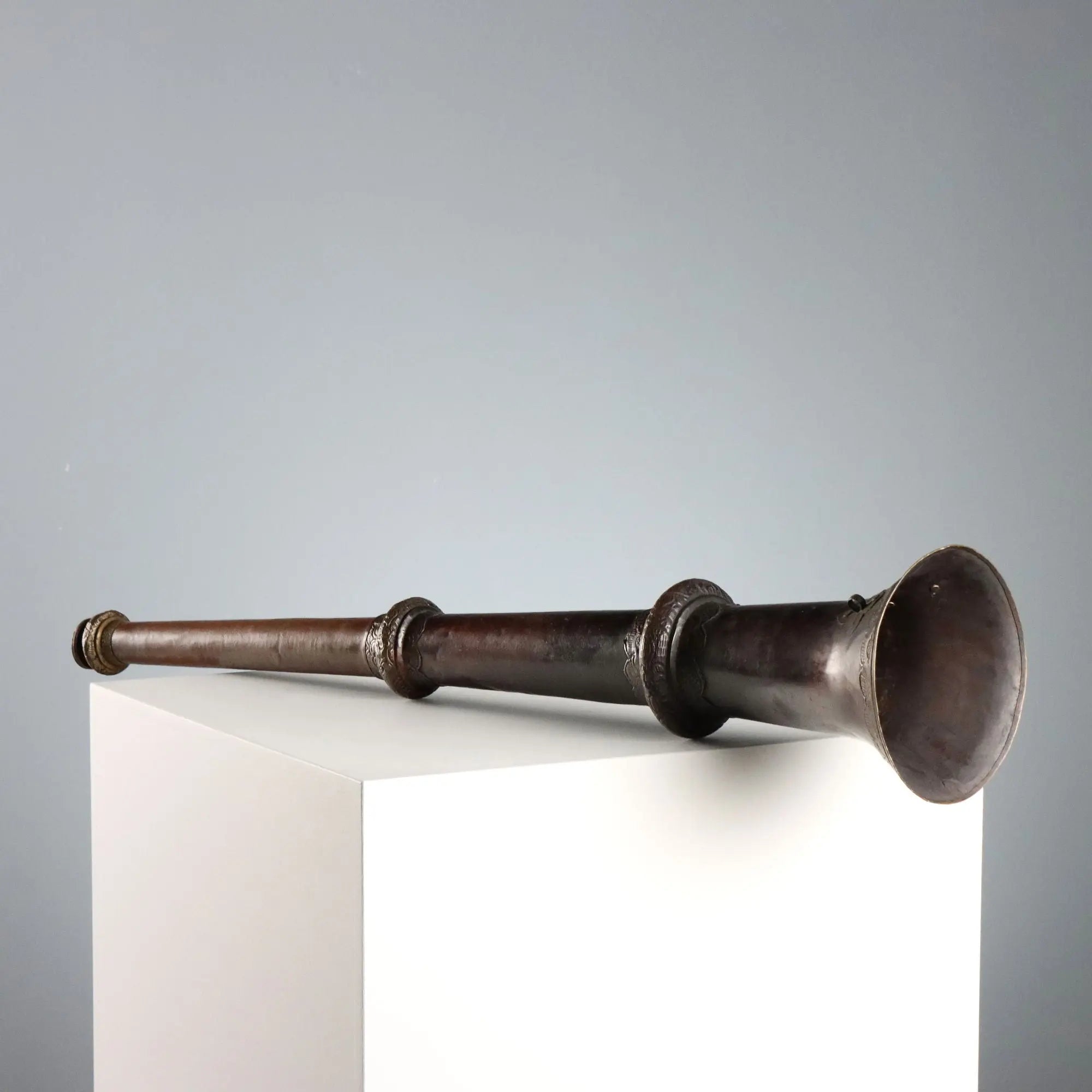 Dungchen Trumpet Himalayan Art Brass Tibet XIX Century