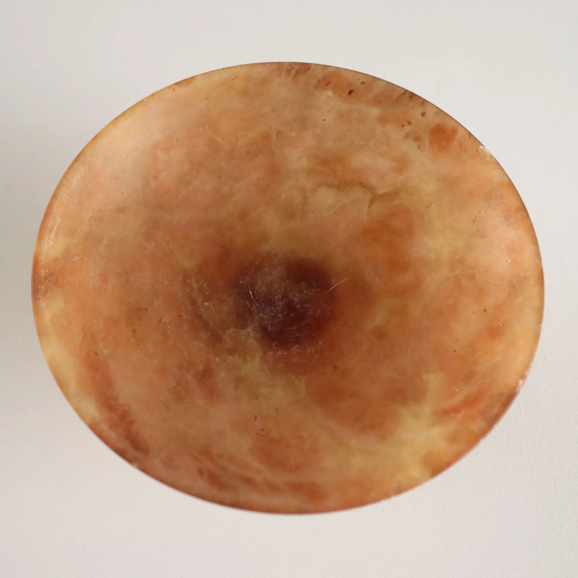 Antique Neoclassical Style Fruit Stand Alabaster Italy XX Century