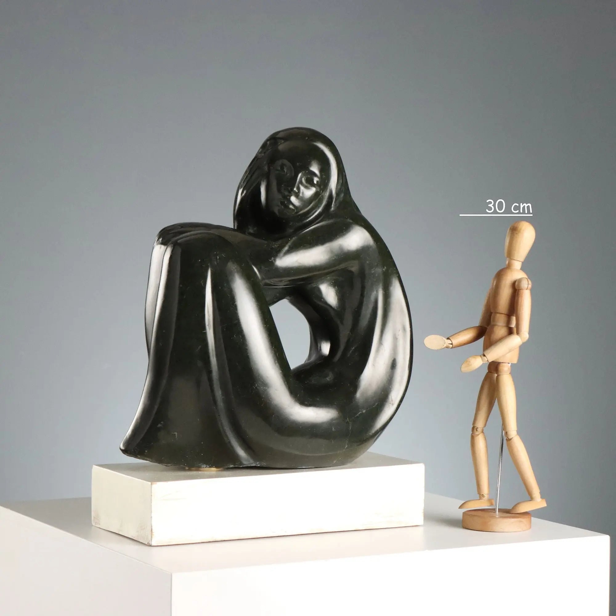 Modern Female Nude Marble Vittorio Gagliano Italy 1970s