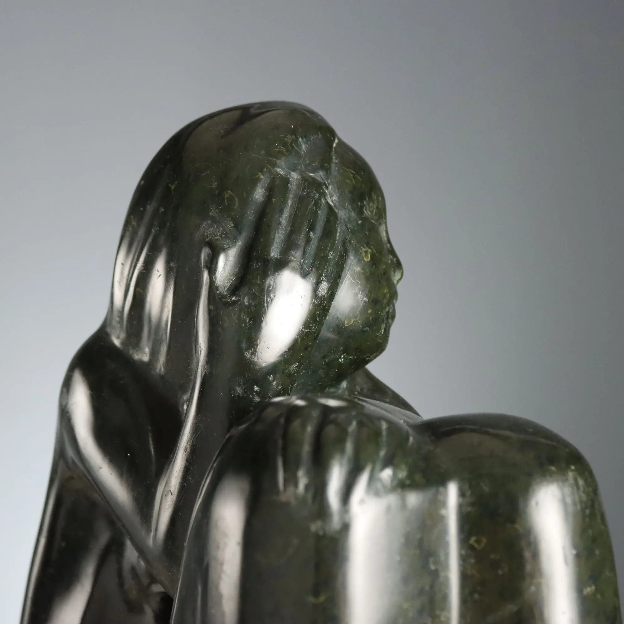 Modern Female Nude Marble Vittorio Gagliano Italy 1970s