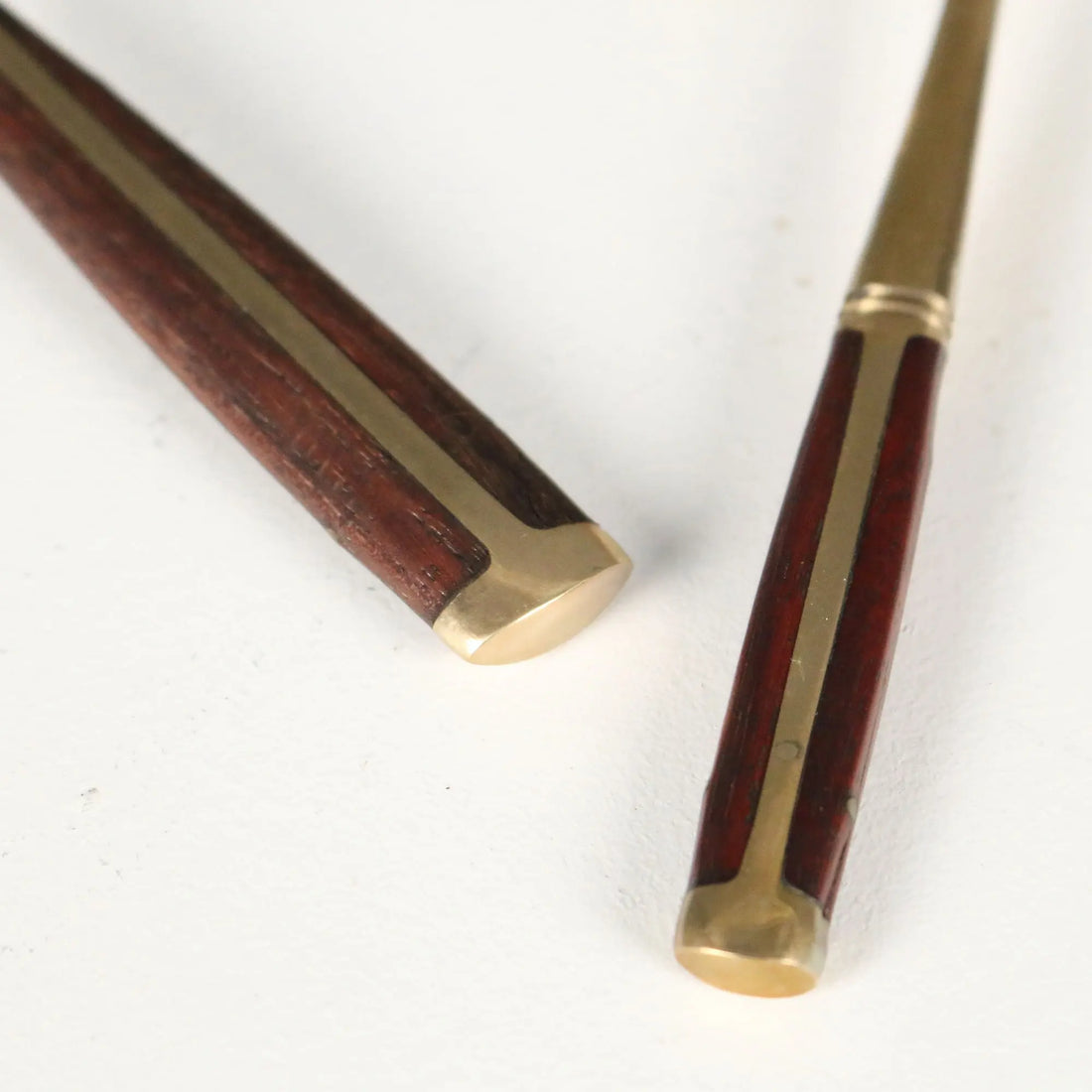 Vintage Cutlery Set Bronze Bois de Violette Thailand XX Century