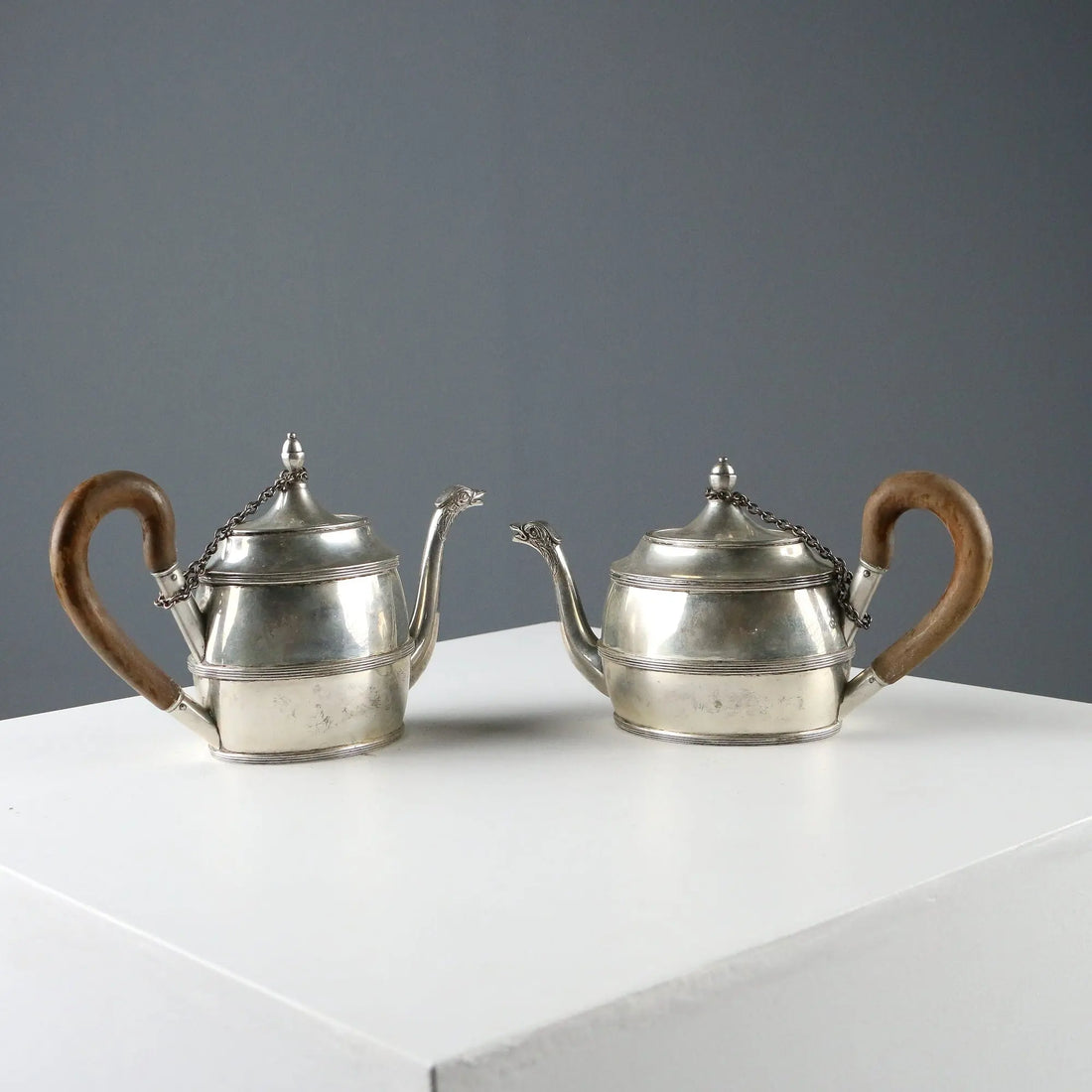 Antique Silver Plate Set Carlo Mozzoni Milan Italy XX Century