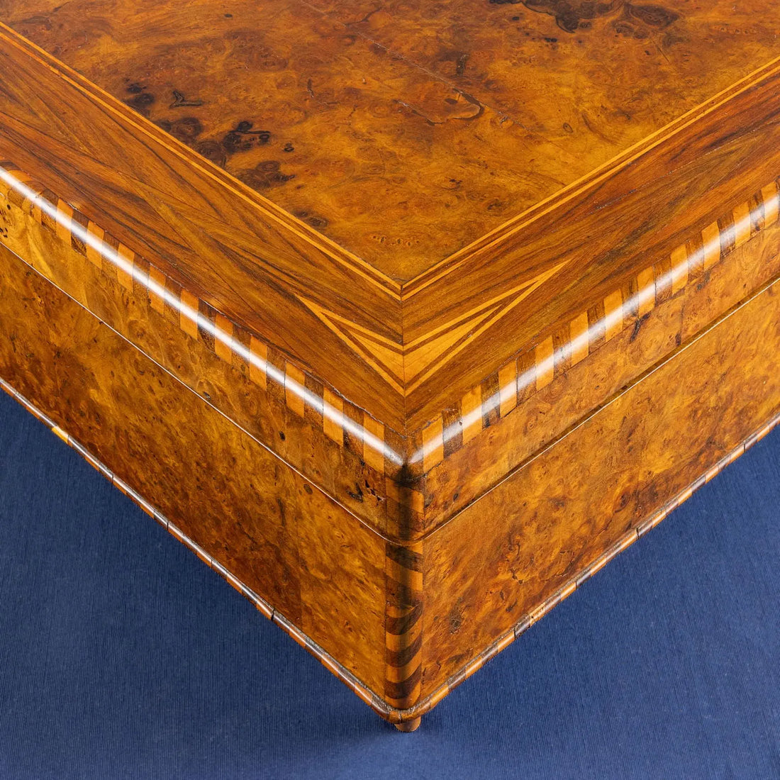 Antique Charles X Wood Sample Box Northern Italy XIX Century