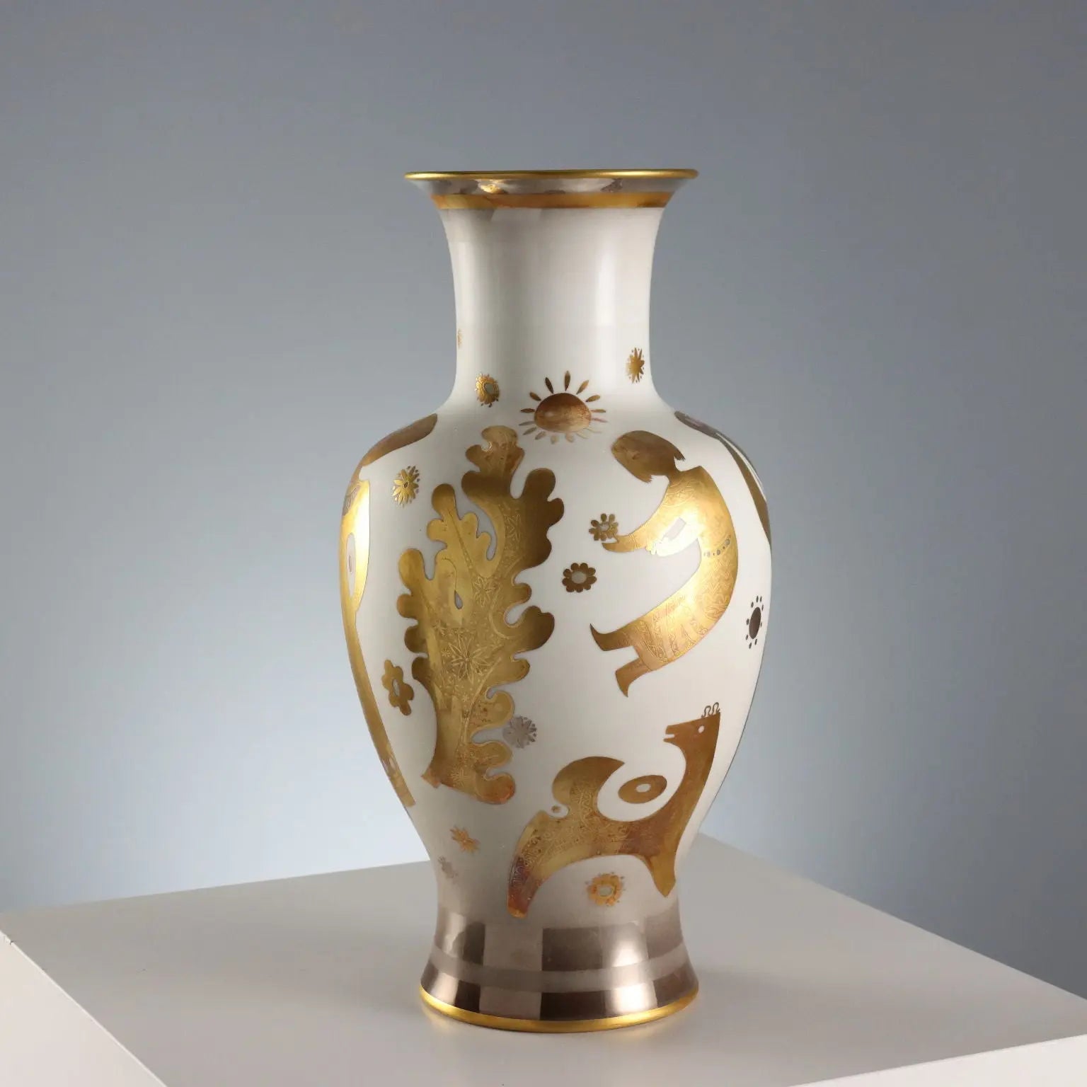 Vintage Vase Morbelli Arte's Porcelain Italy XX Century