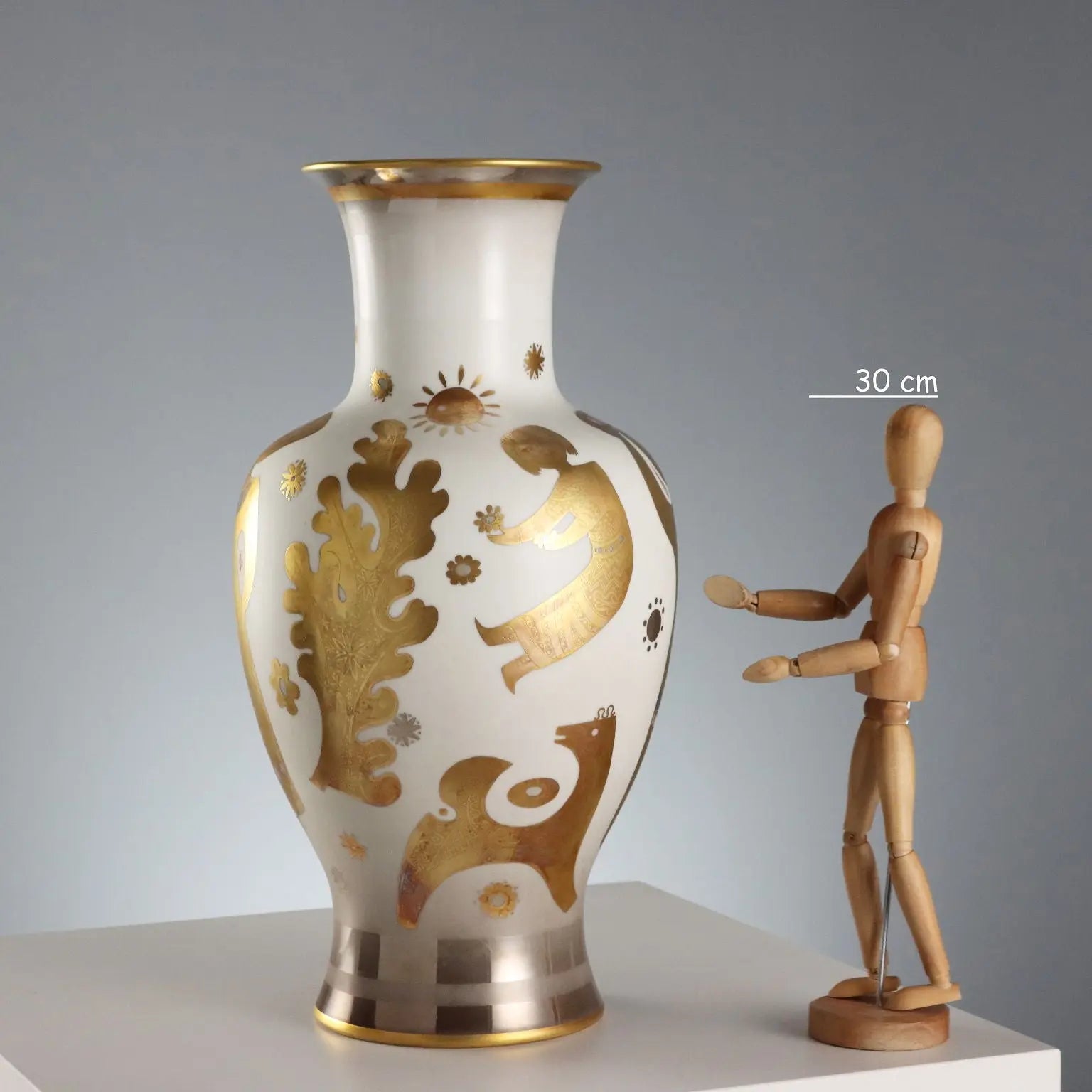 Vintage Vase Morbelli Arte's Porcelain Italy XX Century