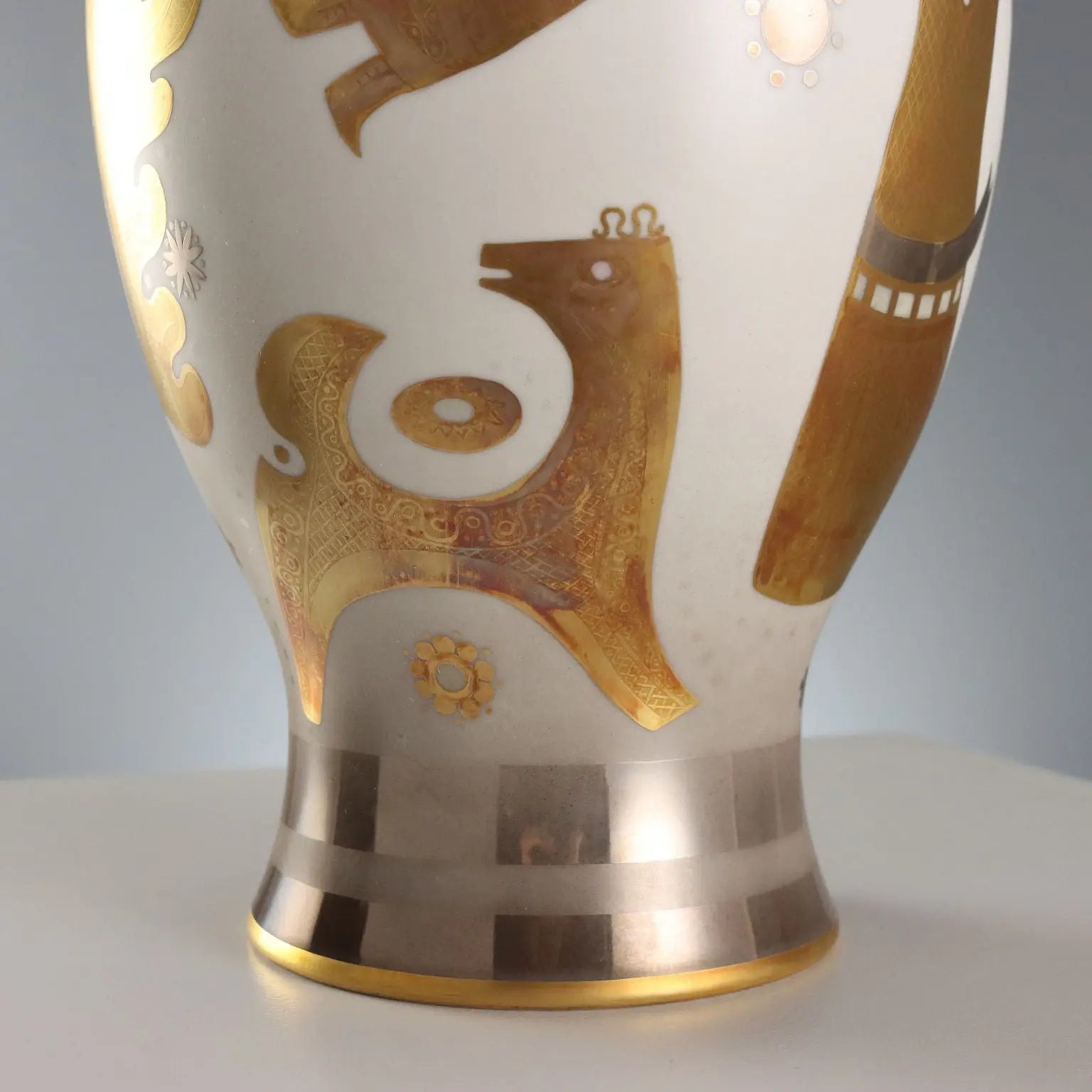 Vintage Vase Morbelli Arte's Porcelain Italy XX Century