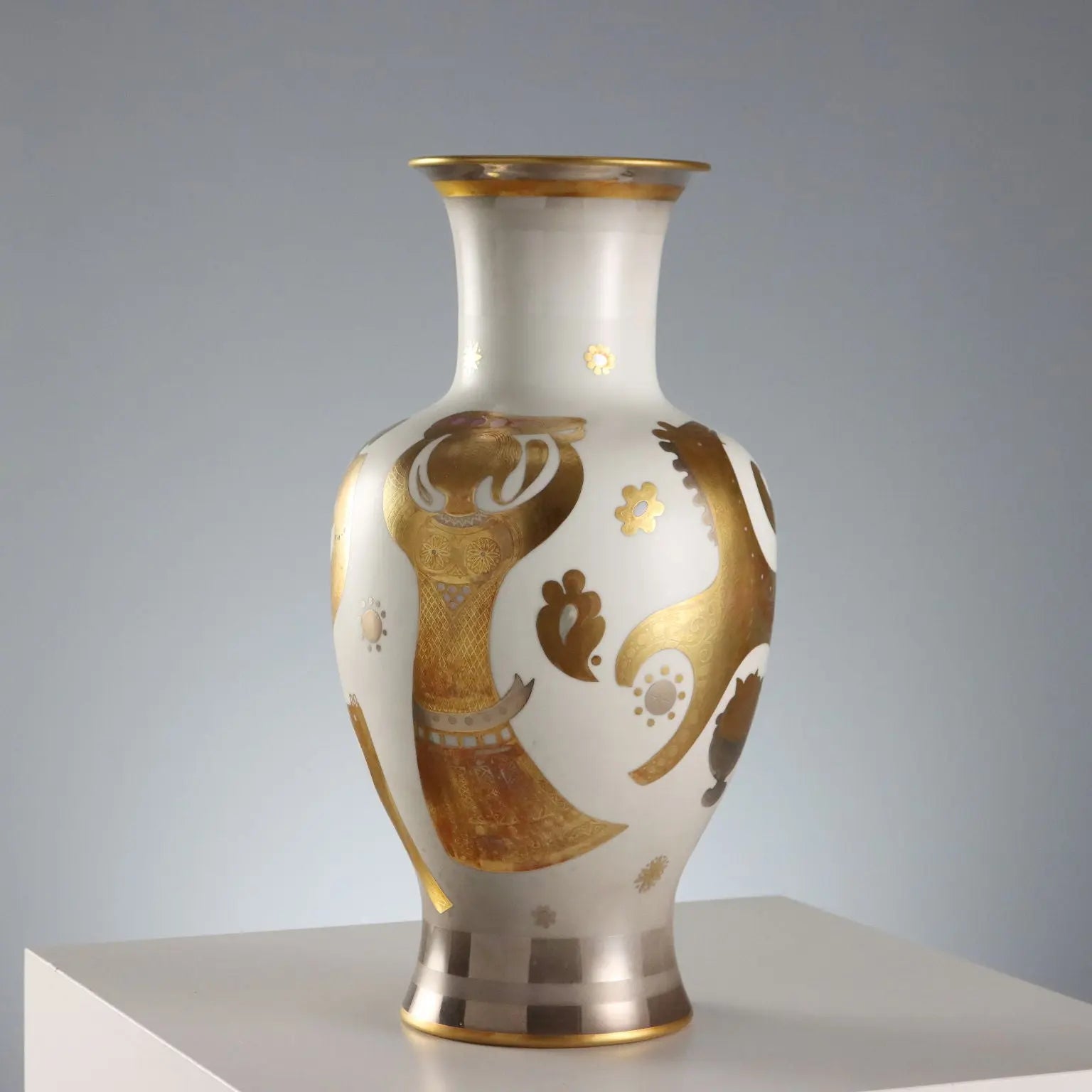 Vintage Vase Morbelli Arte's Porcelain Italy XX Century