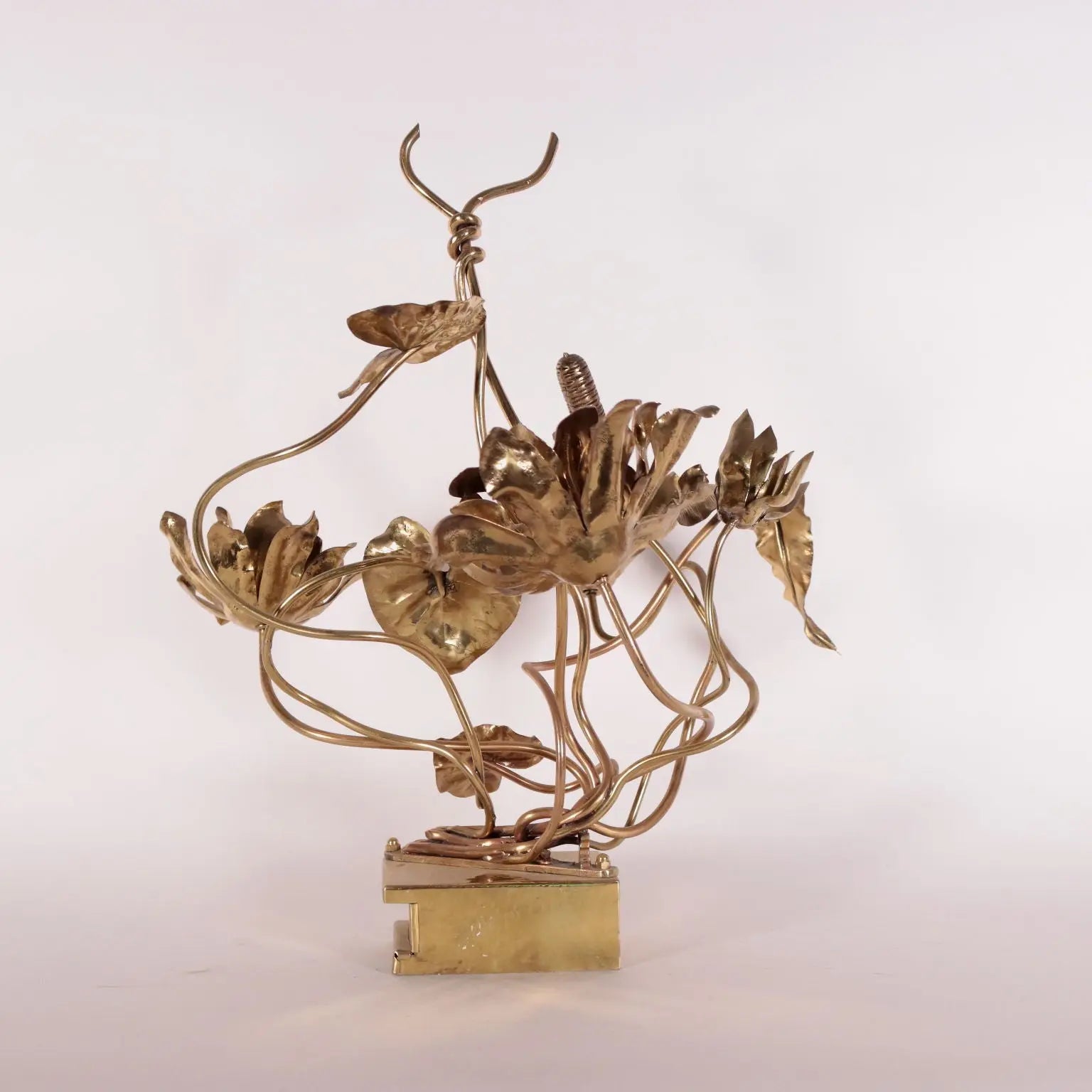 Pair of Sculptures Maison Jensen Style Brass France 1970s | Modernism | 