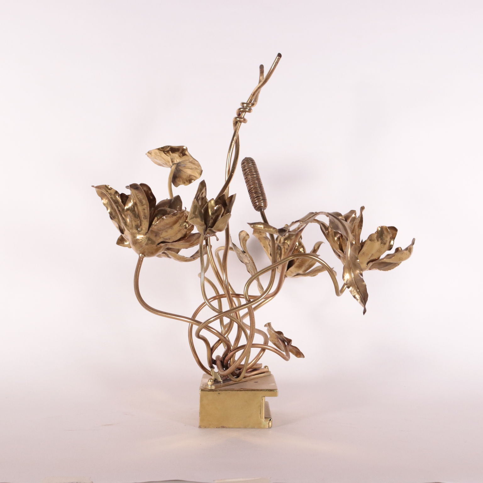 Pair of Sculptures Maison Jensen Style Brass France 1970s | Modernism  