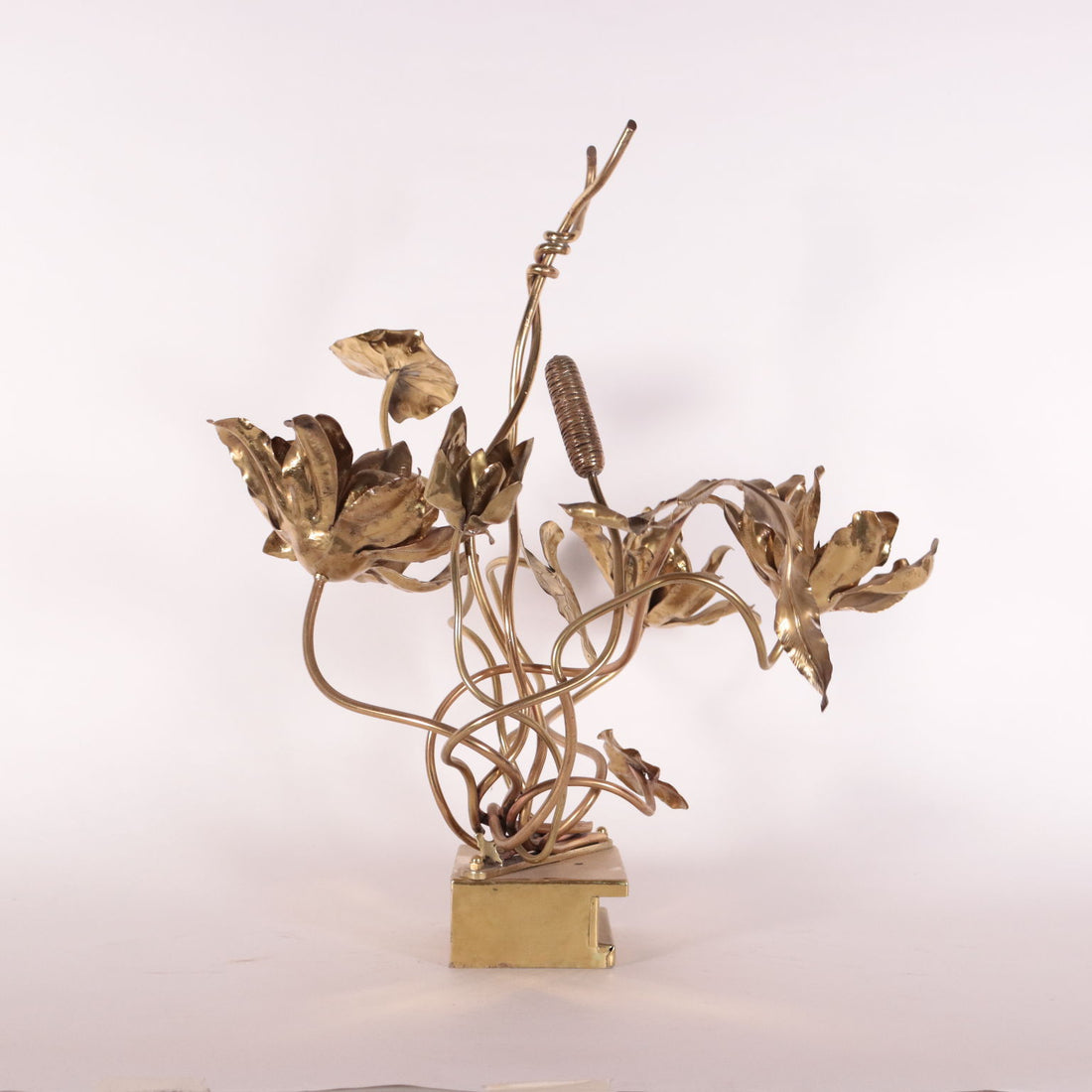 Pair of Sculptures Maison Jensen Style Brass France 1970s | Modernism  