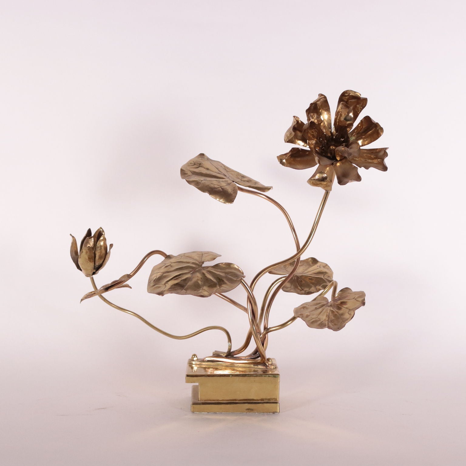 Pair of Sculptures Maison Jensen Style Brass France 1970s | Modernism  