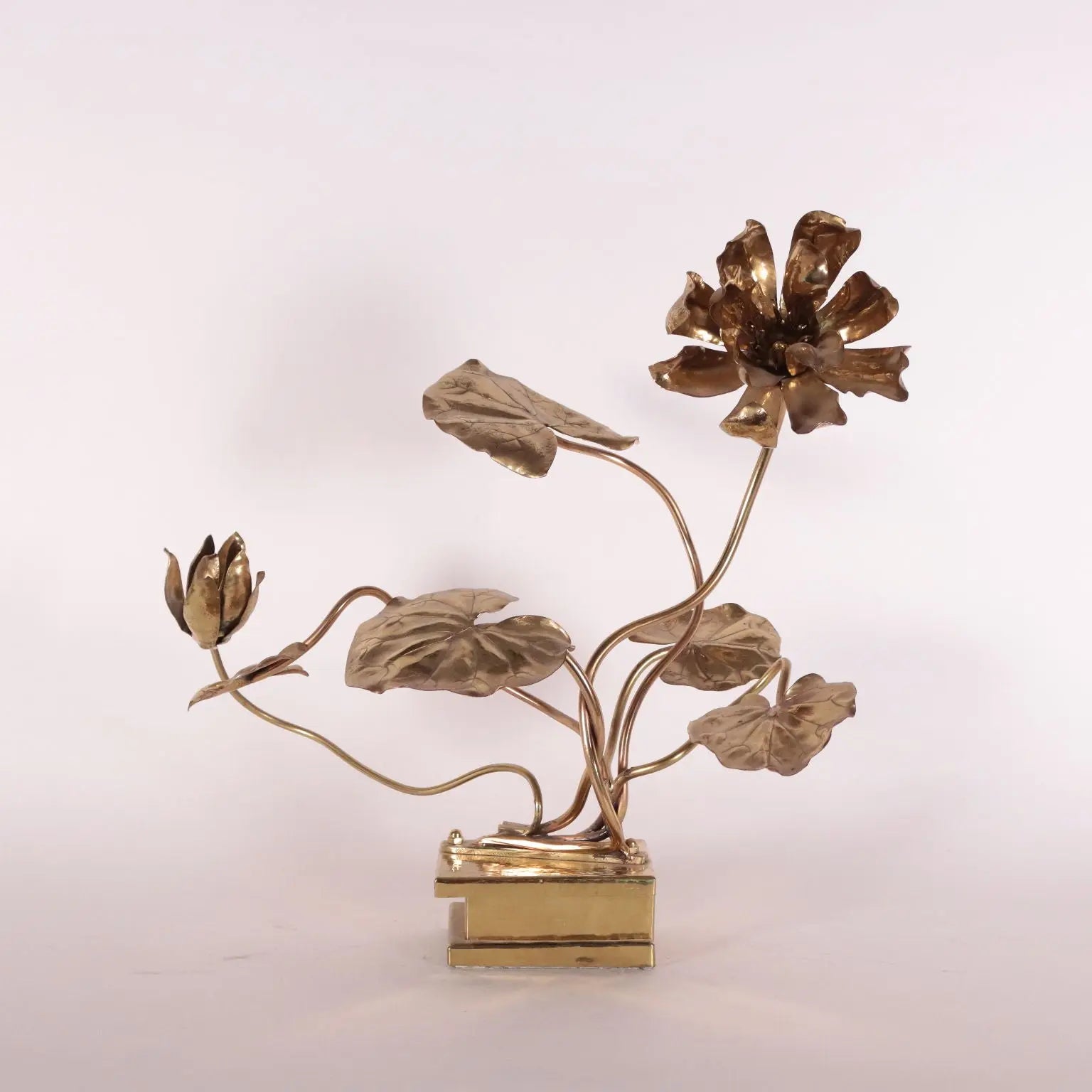 Pair of Sculptures Maison Jensen Style Brass France 1970s | Modernism | 