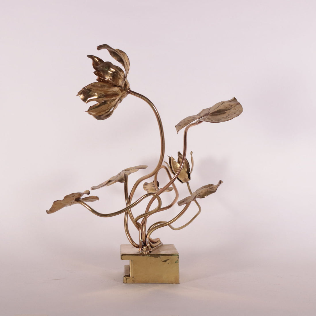 Pair of Sculptures Maison Jensen Style Brass France 1970s | Modernism  