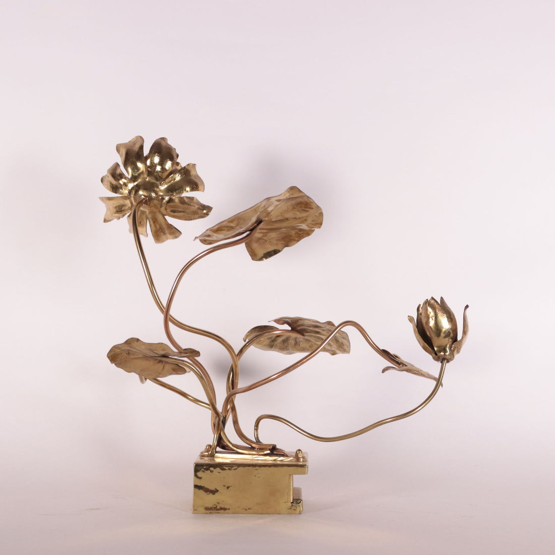 Pair of Sculptures Maison Jensen Style Brass France 1970s | Modernism  