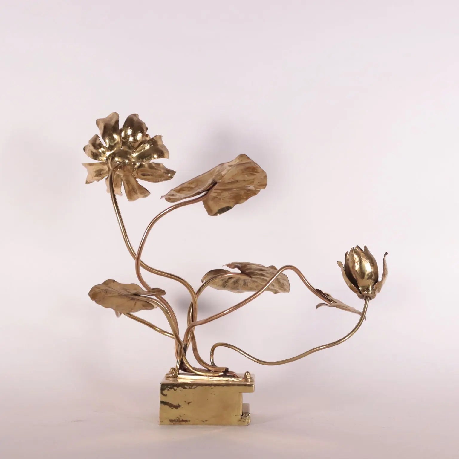 Pair of Sculptures Maison Jensen Style Brass France 1970s | Modernism | 