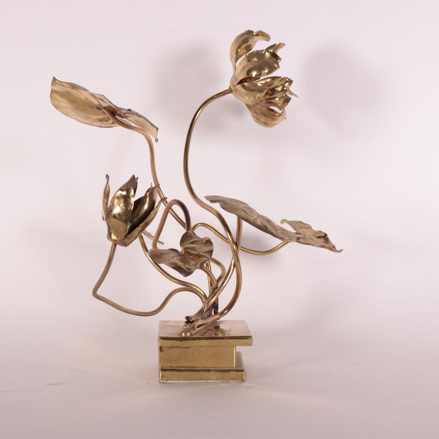 Pair of Sculptures Maison Jensen Style Brass France 1970s | Modernism  