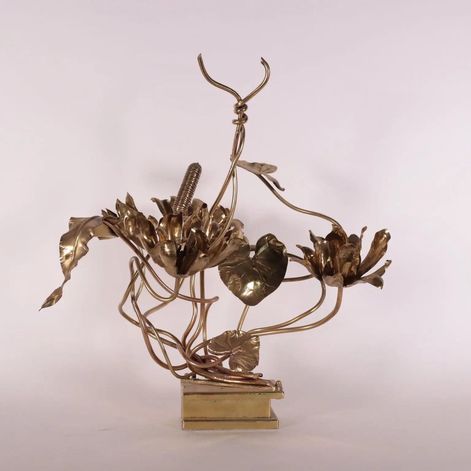 Pair of Sculptures Maison Jensen Style Brass France 1970s | Modernism | 