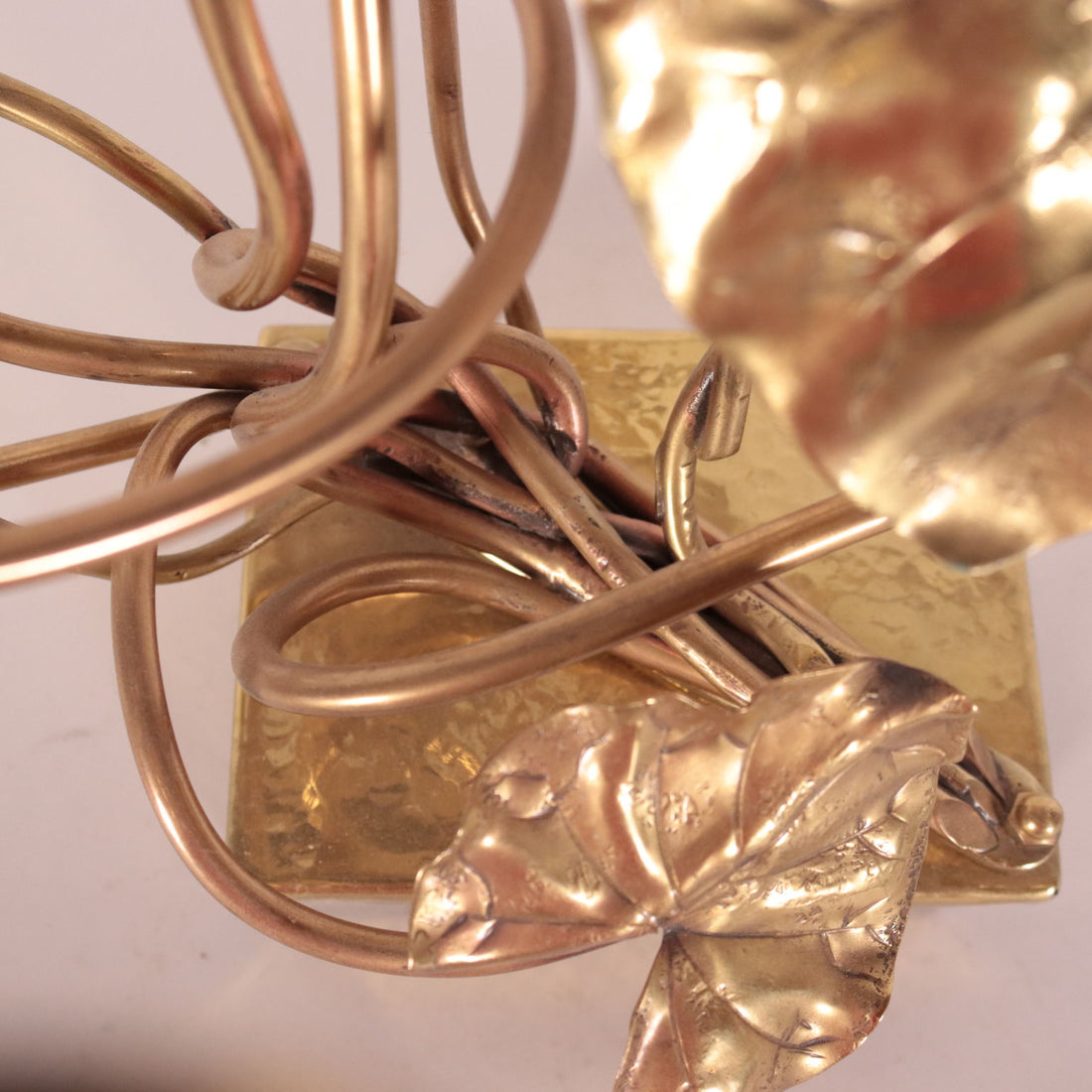 Pair of Sculptures Maison Jensen Style Brass France 1970s | Modernism  