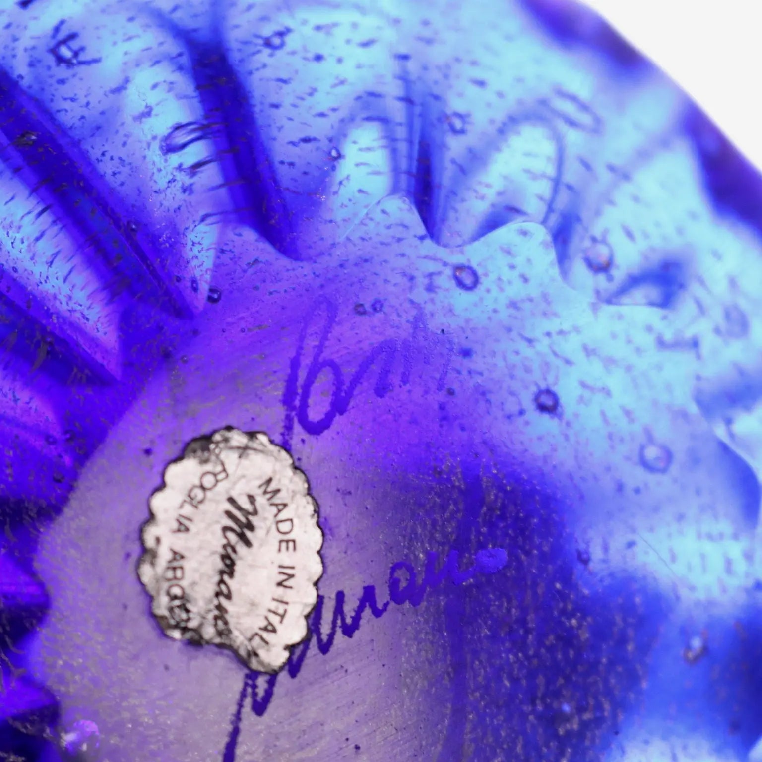 Rosis Man. Bottle Glass Italy 1970s | Modernism | 