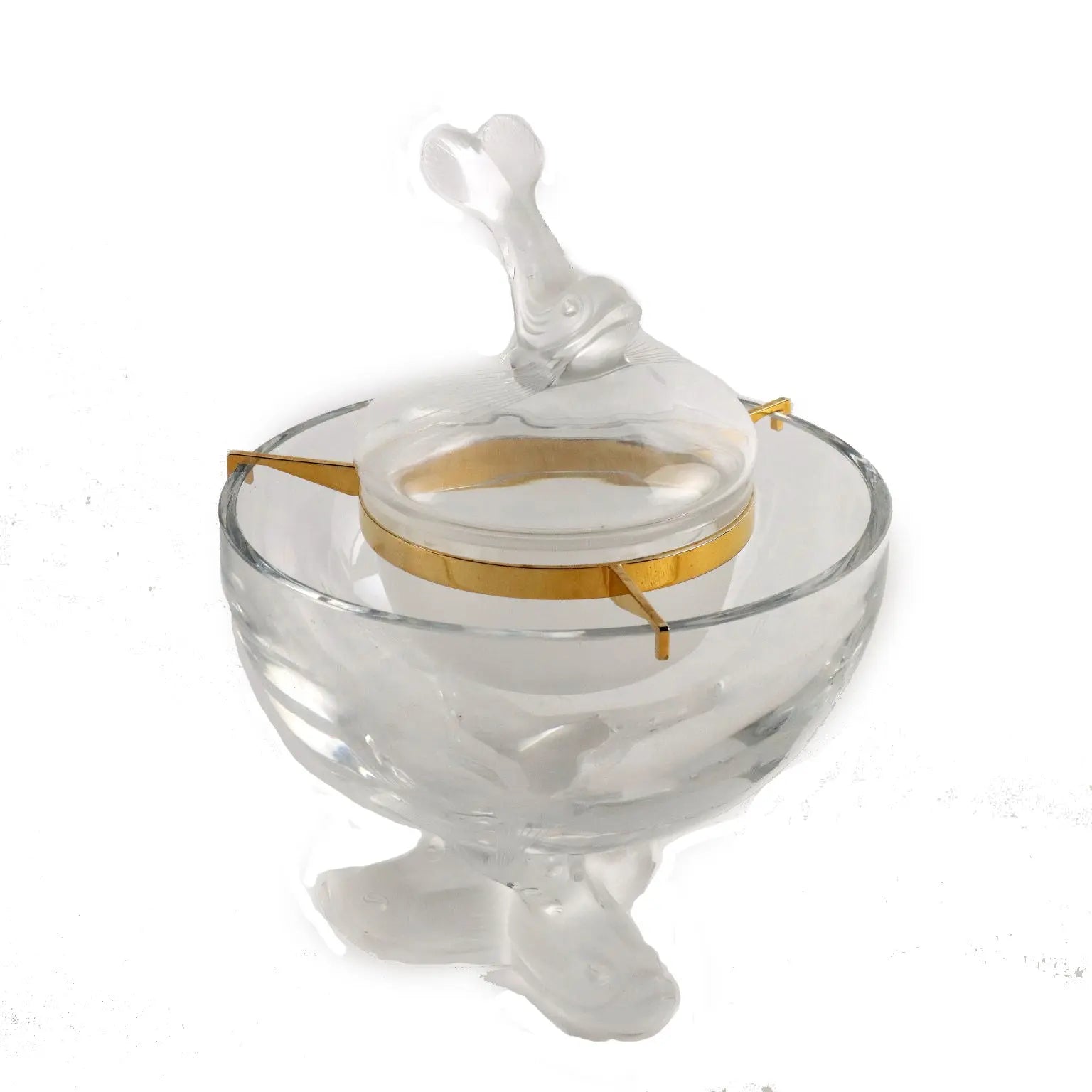 Vintage Lalique Caviar Cup Crystal France XX Century - 20th Century France | Modernism | 