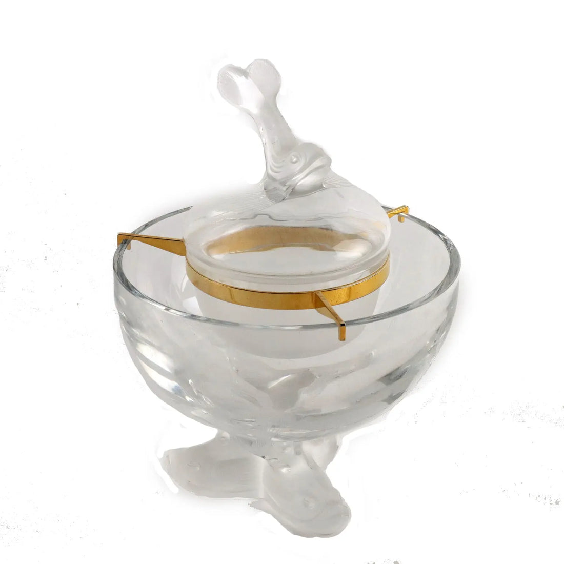 Vintage Lalique Caviar Cup Crystal France XX Century - 20th Century France | Modernism | 