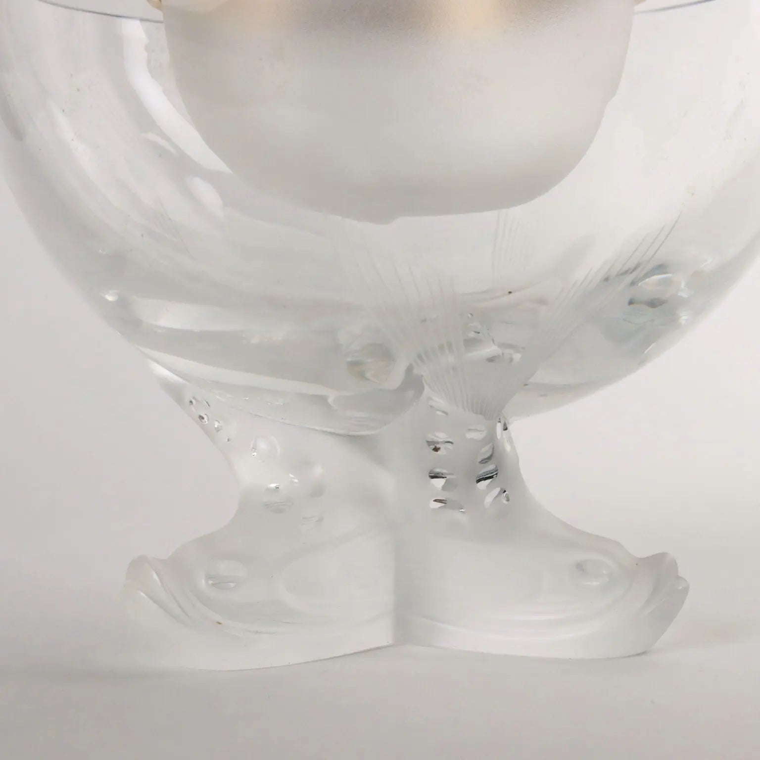 Vintage Lalique Caviar Cup Crystal France XX Century - 20th Century France | Modernism | 