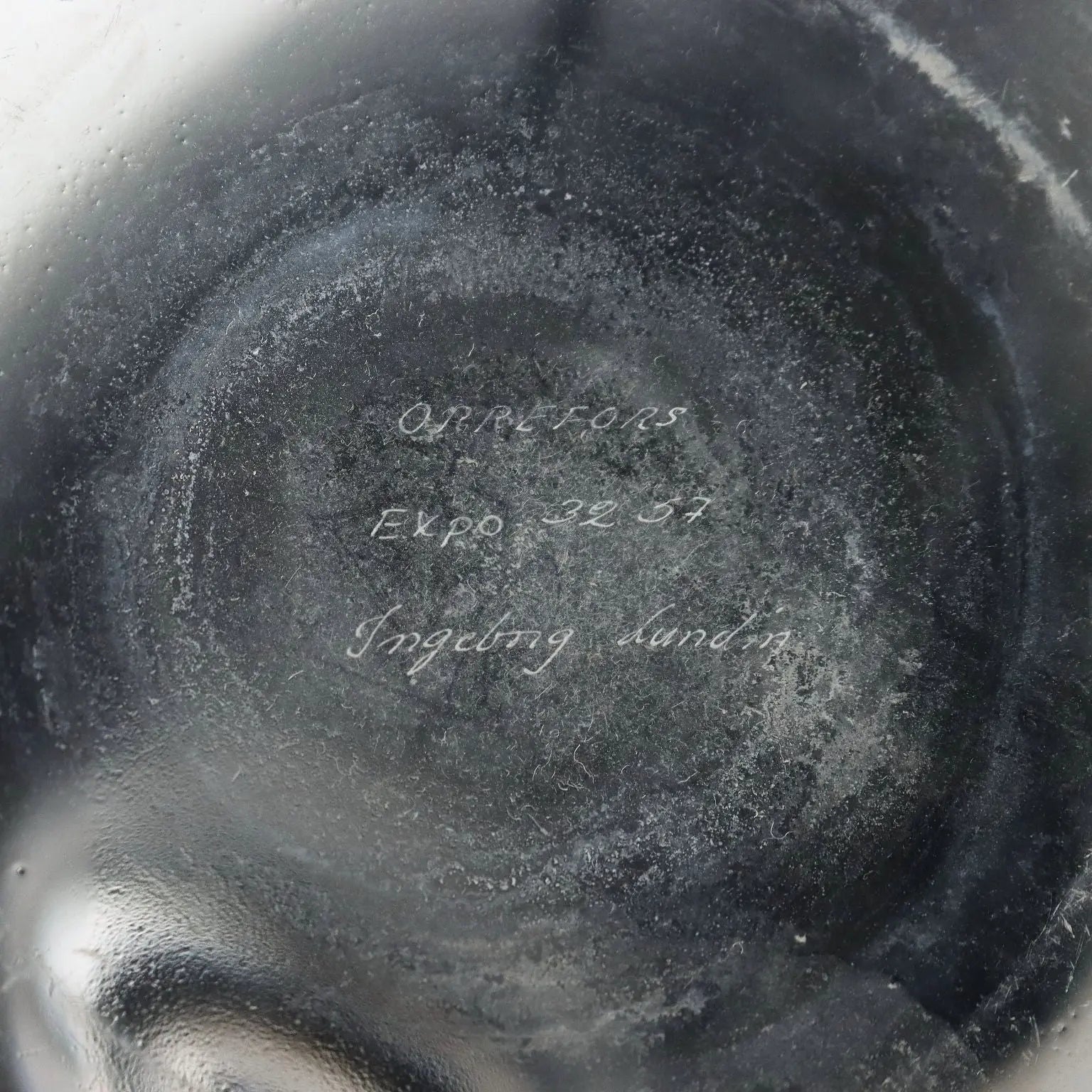 I. Lundin Apple Vase for Orrefors Glass Sweden 1957 - Sweden, 1957 | Modernism | 