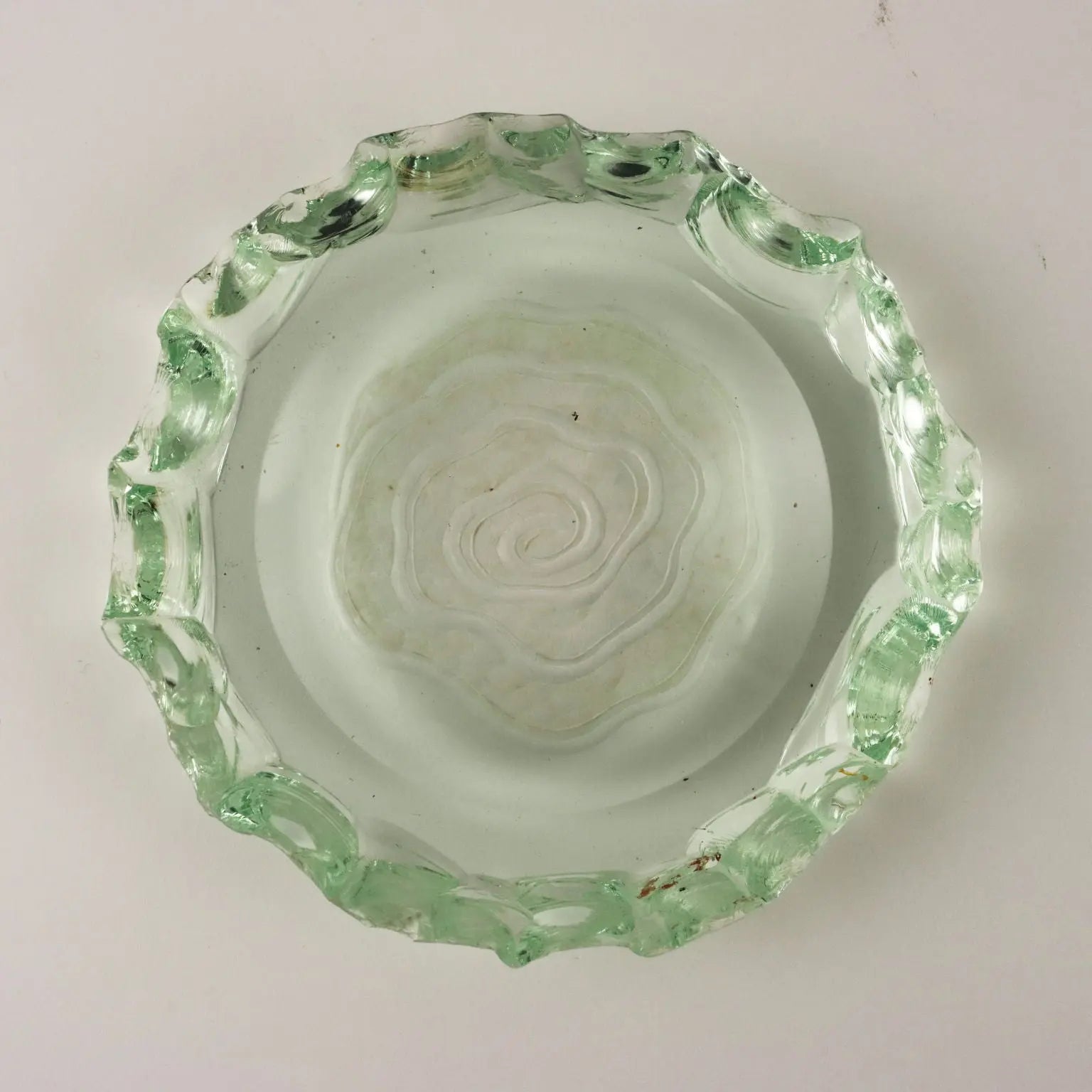 Centerpiece in Chiseled Glass Italy 1950s - Italy, 1950s | Modernism | 