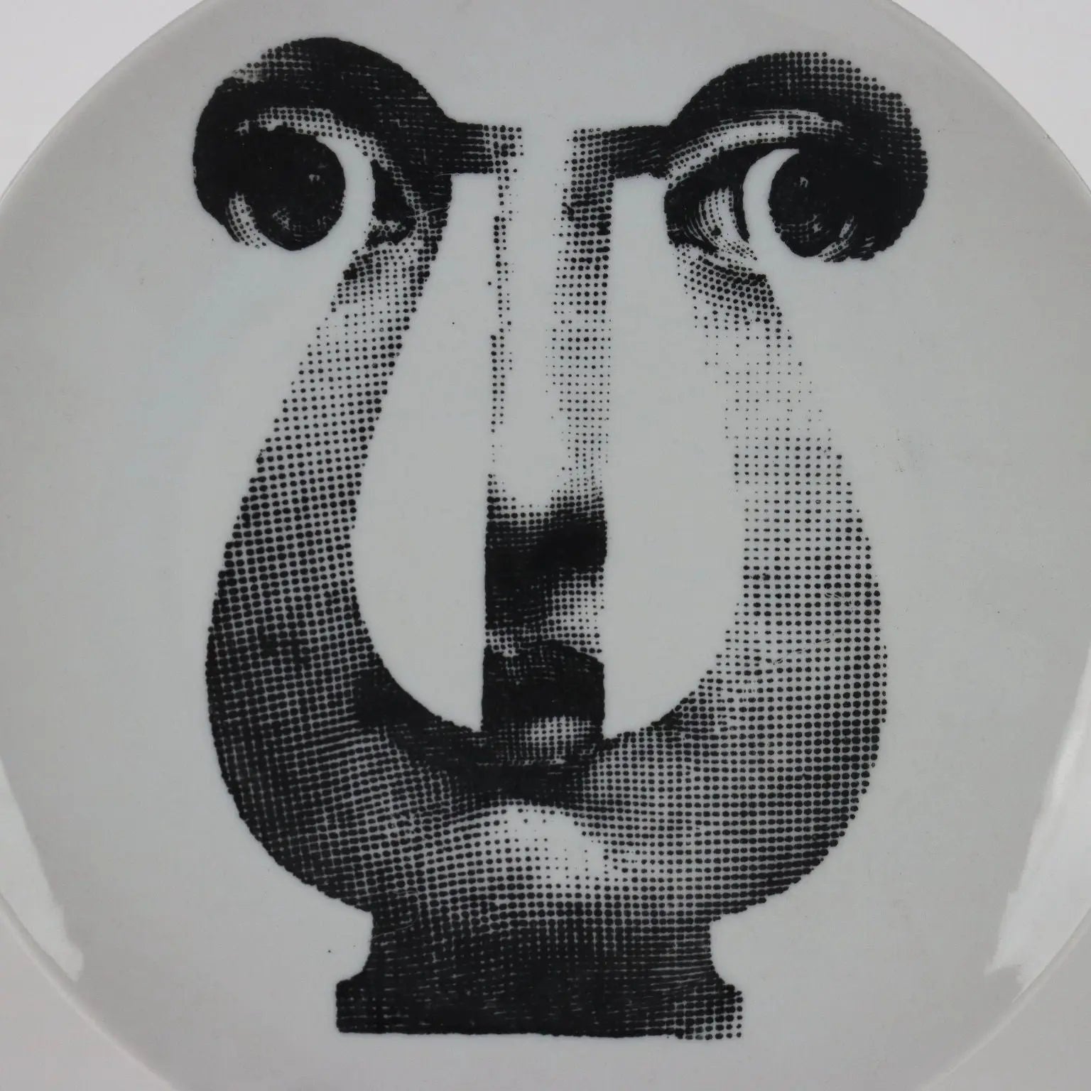 Vintage Plate P. Fornasetti Tema e Variazioni 1960s Porcelain - Italy, 1960s | Modernism | 