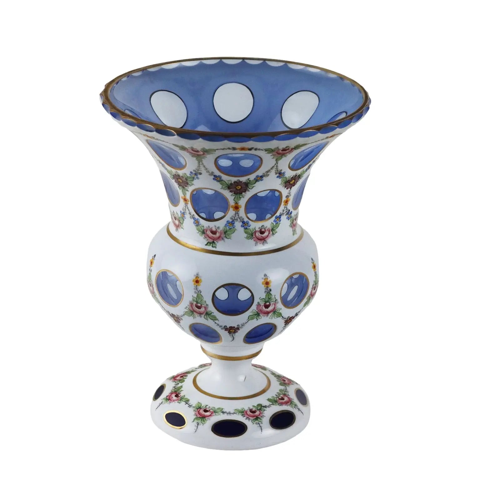 Ancient Bohemian Crystal Vase XX Century - Bohemia, XX Century | Modernism | 