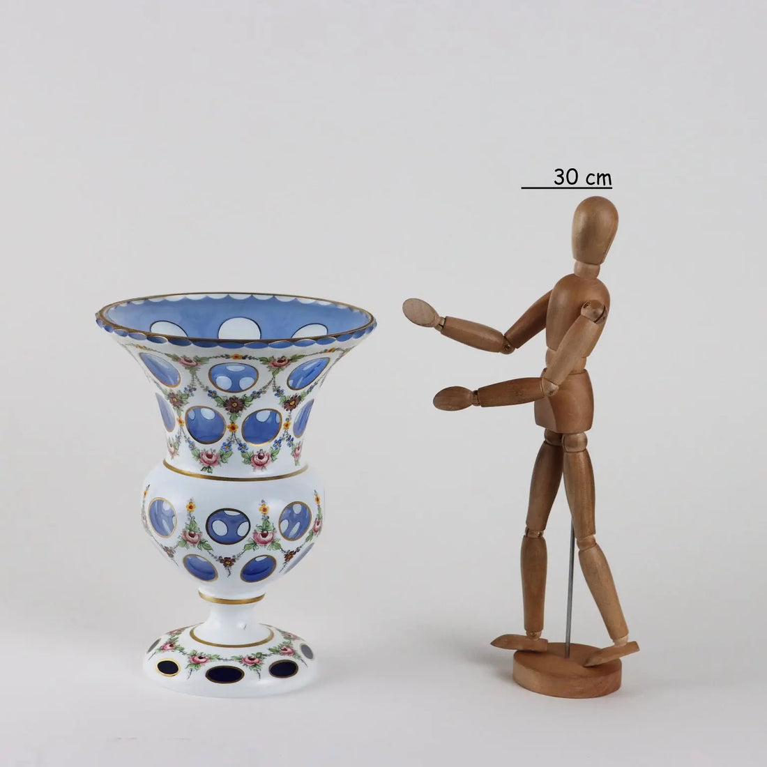 Ancient Bohemian Crystal Vase XX Century - Bohemia, XX Century | Modernism | 