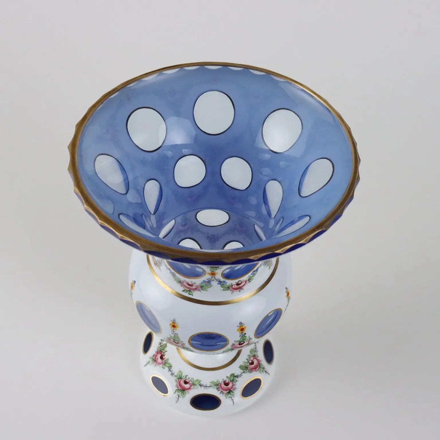 Ancient Bohemian Crystal Vase XX Century - Bohemia, XX Century | Modernism | 