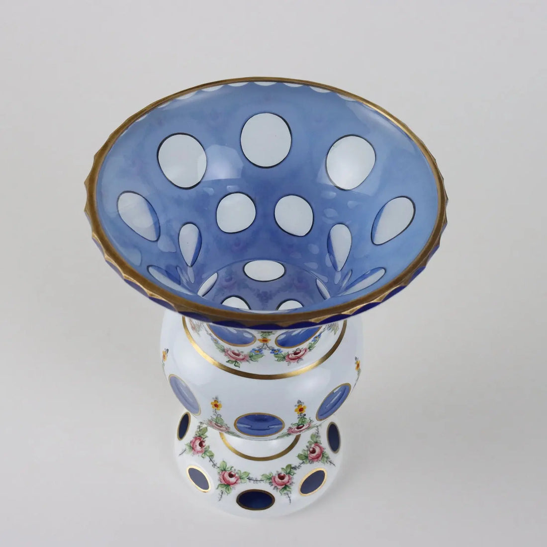 Ancient Bohemian Crystal Vase XX Century - Bohemia, XX Century | Modernism | 