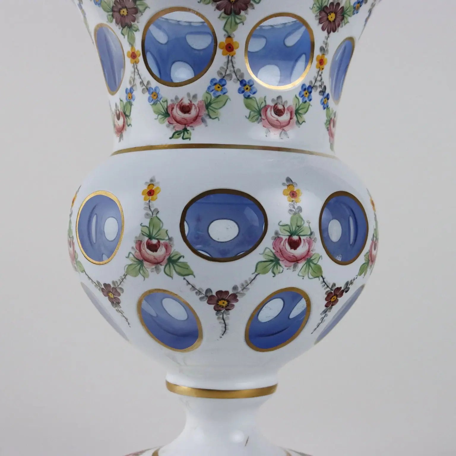 Ancient Bohemian Crystal Vase XX Century - Bohemia, XX Century | Modernism | 